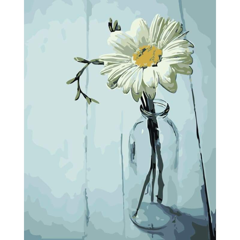 Flower Diy Paint By Numbers Uk VM90418 - NEEDLEWORK KITS