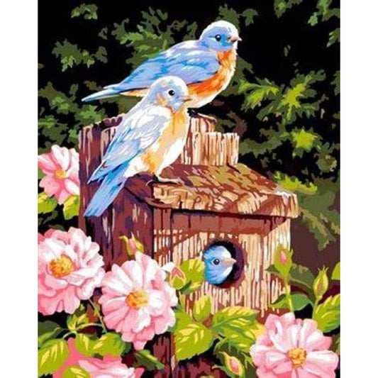 Flying Animal Bird Diy Paint By Numbers Kits ZXB360 - NEEDLEWORK KITS