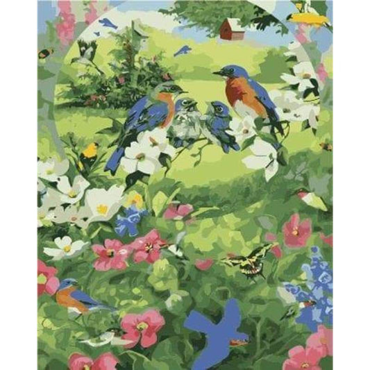 Flying Animal Bird Diy Paint By Numbers Kits ZXB885 - NEEDLEWORK KITS