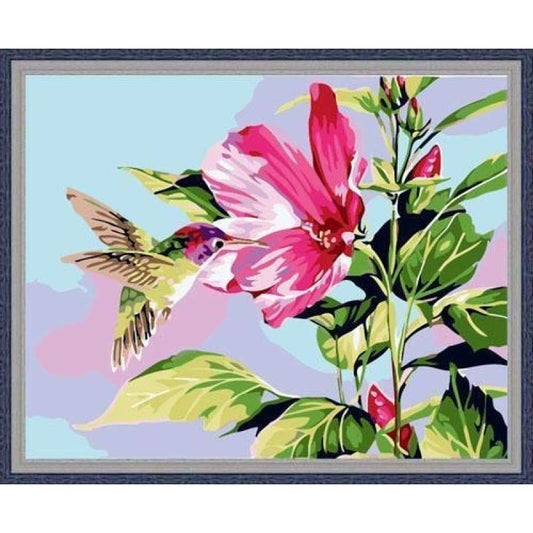 Flying Animal Bird Diy Paint By Numbers Kits ZXE040 - NEEDLEWORK KITS