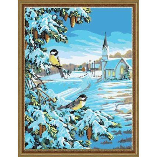 Flying Animal Bird Diy Paint By Numbers Kits ZXE067 - NEEDLEWORK KITS