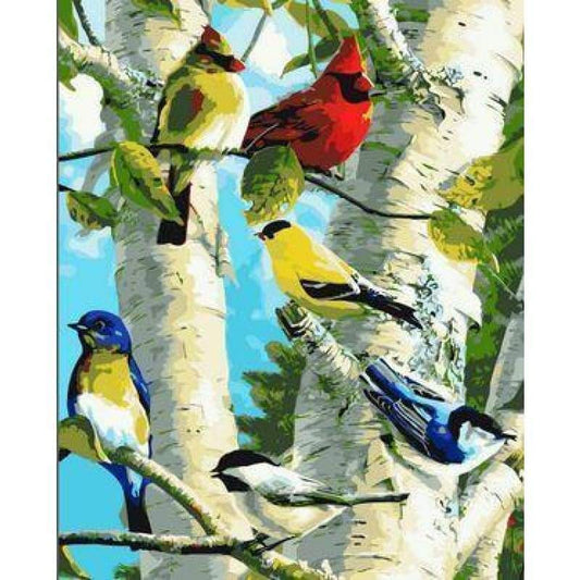 Flying Animal Bird Diy Paint By Numbers Kits ZXE302 - NEEDLEWORK KITS