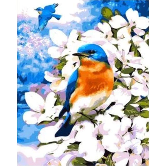 Flying Animal Bird Diy Paint By Numbers Kits ZXQ1805 - NEEDLEWORK KITS