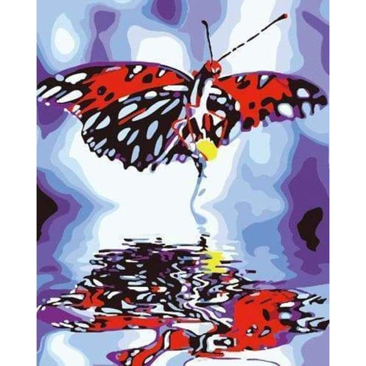 Flying Animal Butterfly Diy Paint By Numbers Kits ZXB564 - NEEDLEWORK KITS