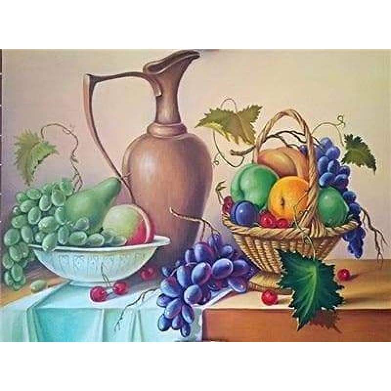 Fruit Diy Paint By Numbers Kits PBN57489 - NEEDLEWORK KITS