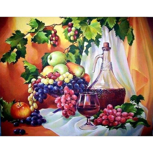 Fruit Diy Paint By Numbers Kits PBN97491 - NEEDLEWORK KITS