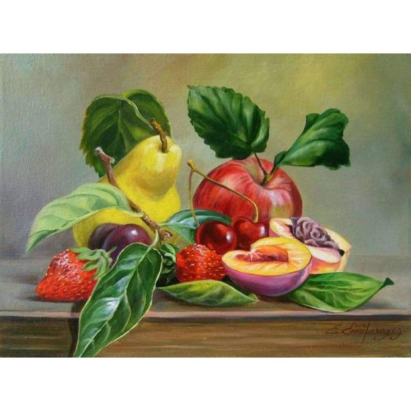 Fruit Diy Paint By Numbers Kits PBN97494 - NEEDLEWORK KITS