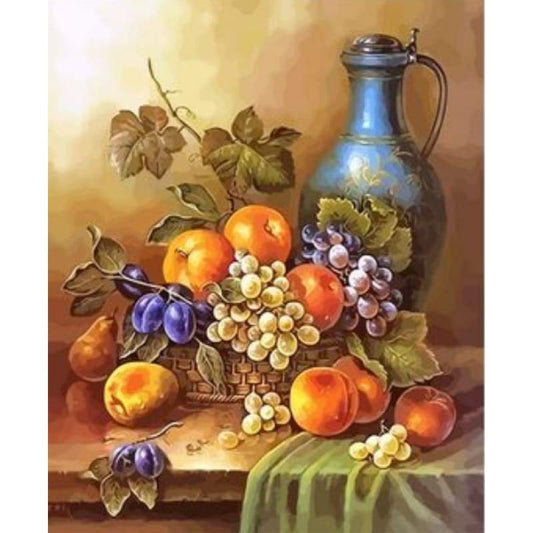 Fruit Paint By Numbers Kits ZXQ2758 - NEEDLEWORK KITS