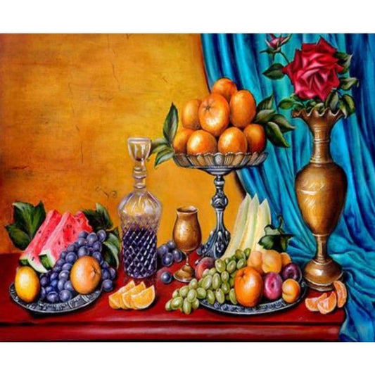 Fruit Paint By Numbers Kits ZXQ2878-22 - NEEDLEWORK KITS