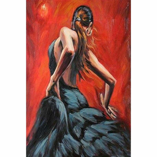 Full Drill - 5D Diamond Painting Kits Colored Drawing Dancer