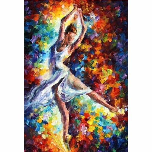 Full Drill - 5D Diamond Painting Kits Colored Drawing Dancer