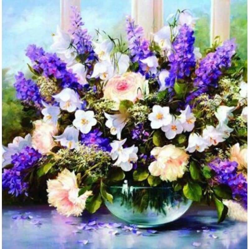 Full Drill - 5D Diamond Painting Kits Colorful Flowers in 