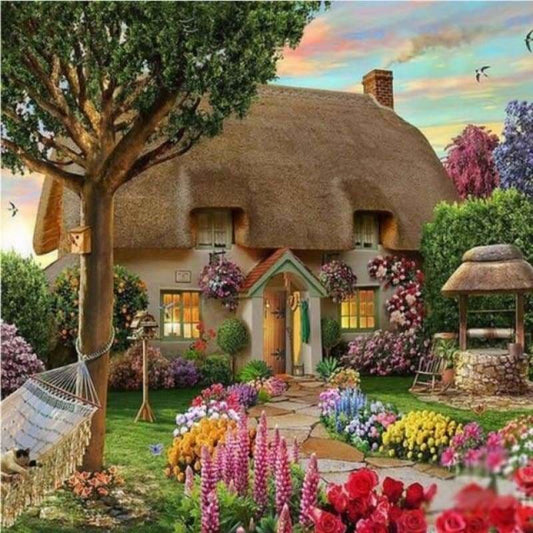 Full Drill - 5D Diamond Painting Kits Cottage Garden