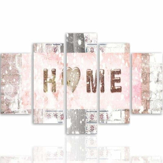 Full Drill - 5D DIY Diamond Painting Kits 5pcs Sweet Home