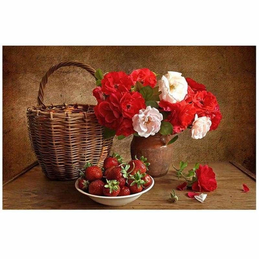 Full Drill - 5D DIY Diamond Painting Kits Beautiful Red And