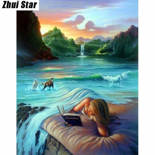 Full Drill - 5D DIY Diamond Painting Kits Beautiful Sea