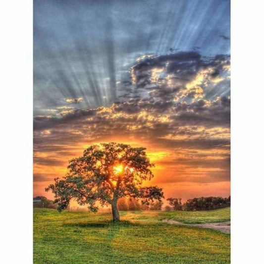 Full Drill - 5D Diy Diamond Painting Kits Beautiful Sun