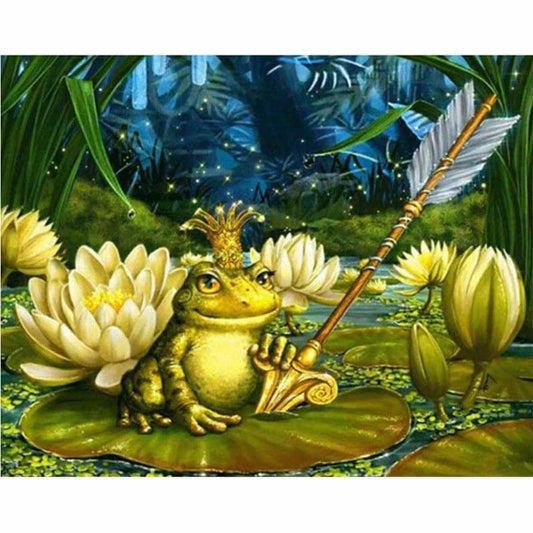 Full Drill - 5D DIY Diamond Painting Kits Cartoon Frog King