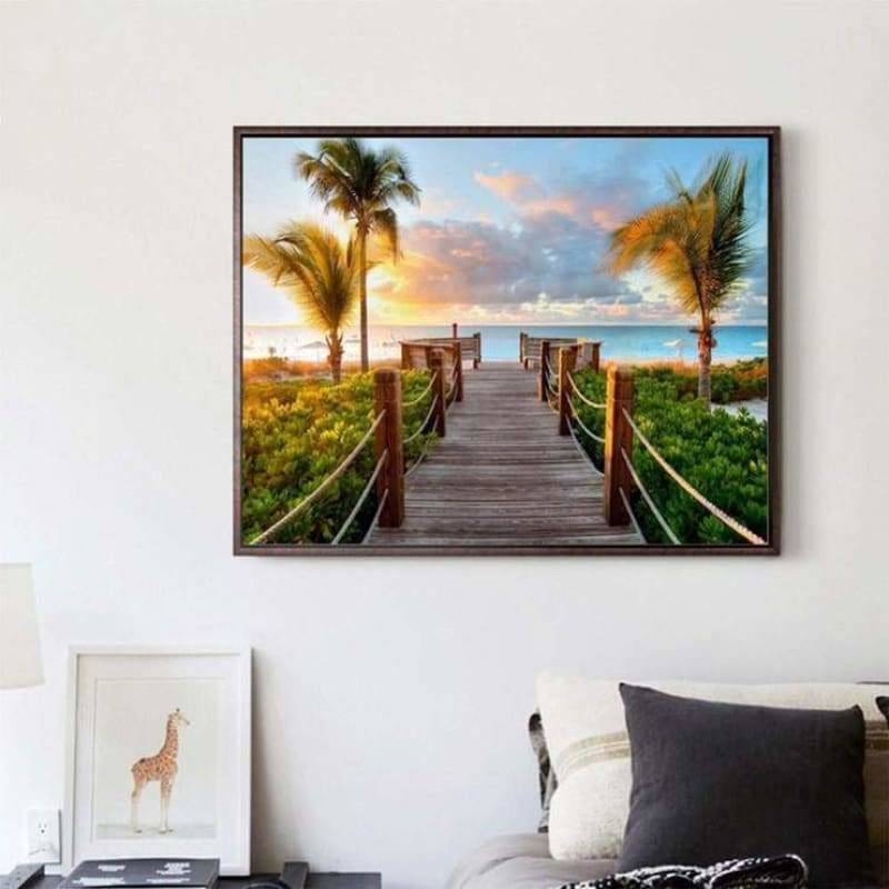 Full Drill - 5D DIY Diamond Painting Kits Charming Seaside 