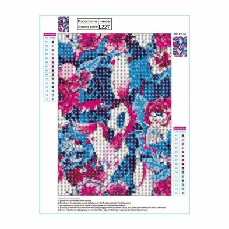 Full Drill - 5D DIY Diamond Painting Kits Colorful Flowers 