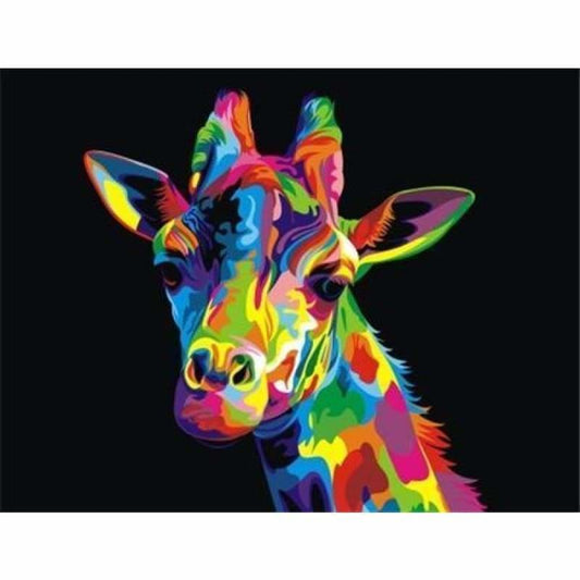 Full Drill - 5D DIY Diamond Painting Kits Colorful Giraffe -