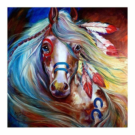 Full Drill - 5D DIY Diamond Painting Kits Colorful Horse