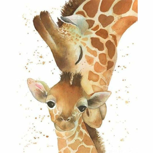 Full Drill - 5D DIY Diamond Painting Kits Cute Giraffe 