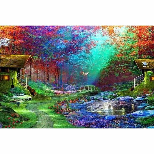 Full Drill - 5D DIY Diamond Painting Kits Dream Landscape 