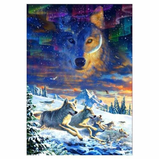 Full Drill - 5D DIY Diamond Painting Kits Dream Moon Family 