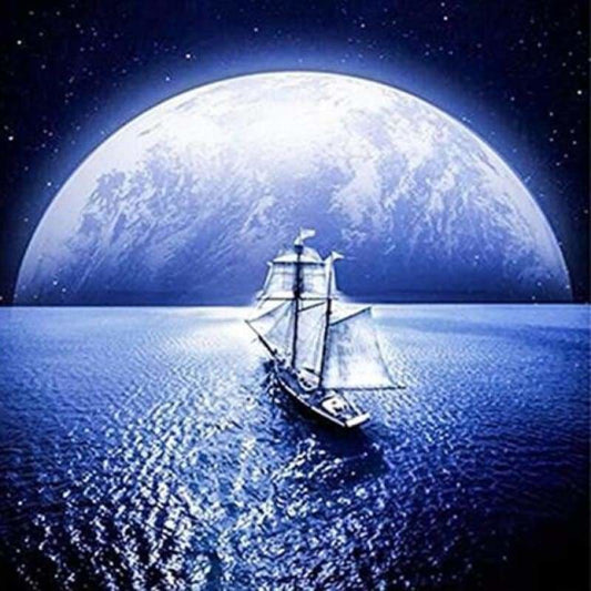 Full Drill - 5D DIY Diamond Painting Kits Dream Moon