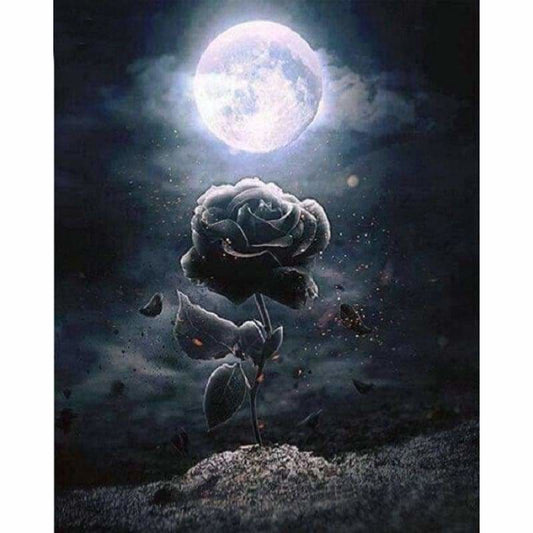 Full Drill - 5D DIY Diamond Painting Kits Dream Moon Rose -