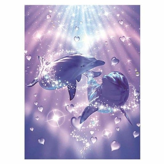 Full Drill - 5D DIY Diamond Painting Kits Dreamy Dolphin