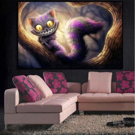 Full Drill - 5D DIY Diamond Painting Kits Funny Cartoon Cat