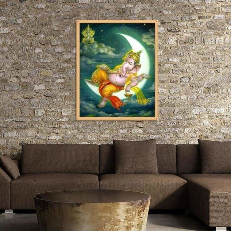 Full Drill - 5D DIY Diamond Painting Kits Hinduism Statue 