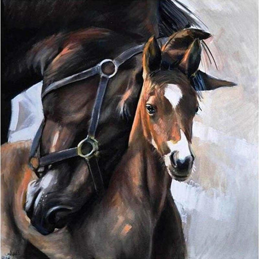 Full Drill - 5D DIY Diamond Painting Kits Horse Artistic -