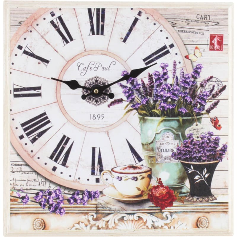 Full Drill - 5D DIY Diamond Painting Kits Lavender Clock