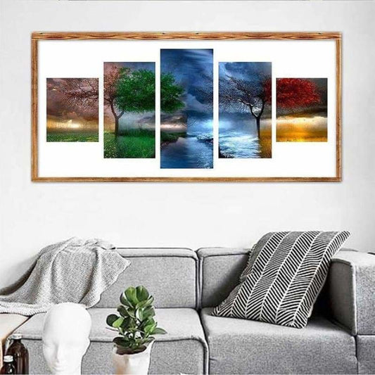 Full Drill - 5D DIY Diamond Painting Kits Multi Panel Four