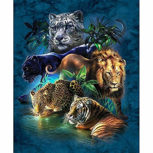 Full Drill - 5D DIY Diamond Painting Kits Nature jungle 