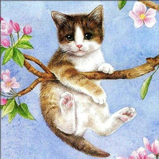 Full Drill - 5D DIY Diamond Painting Kits Pet Cat Gift on
