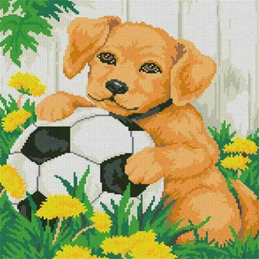 Full Drill - 5D DIY Diamond Painting Kits Pet Dog Football