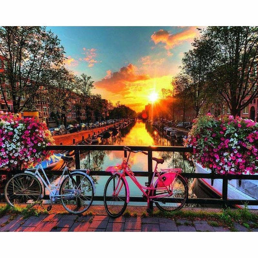 Full Drill - 5D DIY Diamond Painting Kits Pink and Blue