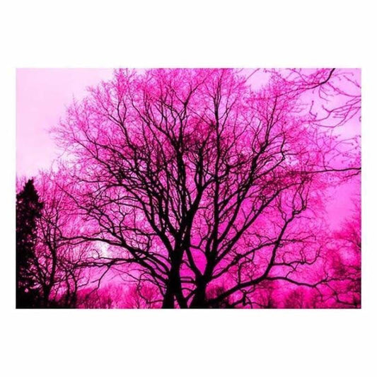 Full Drill - 5D DIY Diamond Painting Kits Pretty Pink Trees