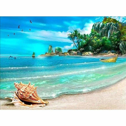 Full Drill - 5D DIY Diamond Painting Kits Sea Landscape 