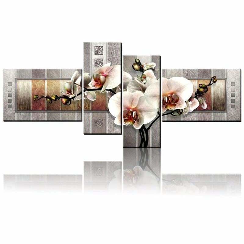 Full Drill - 5D DIY Diamond Painting Kits Special Orchid Floral Multi Picture - NEEDLEWORK KITS