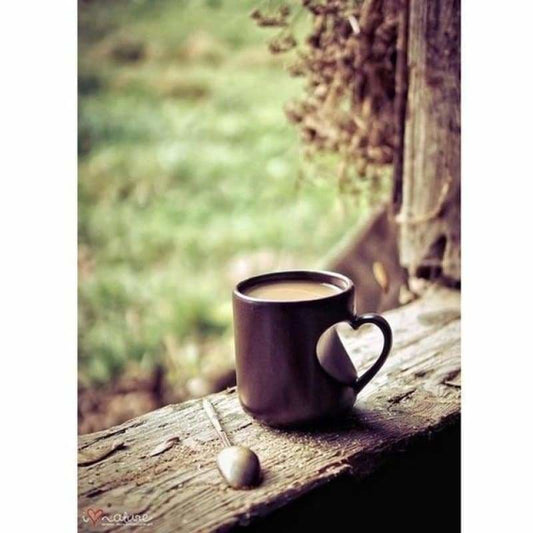 Full Drill - 5D DIY Diamond Painting Kits Warm Coffee Cup -