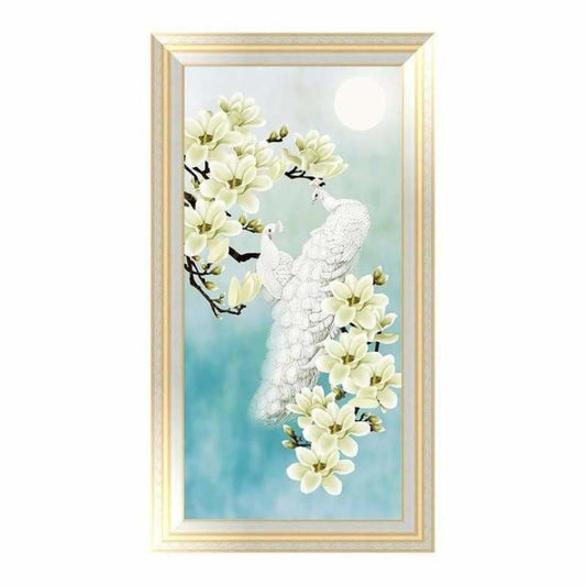Full Drill - 5D DIY Diamond Painting Kits White Peacock and
