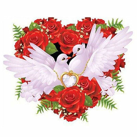 Full Drill - 5D DIY Diamond Painting Kits White Pigeons’