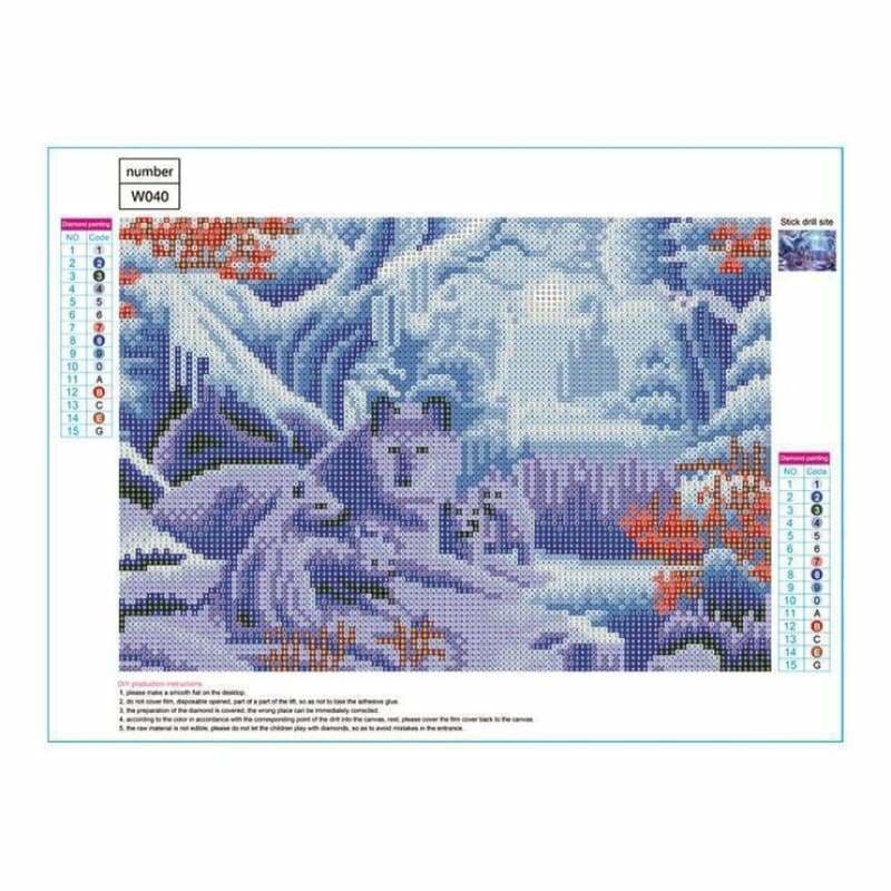 Full Drill - 5D DIY Diamond Painting Kits Winter Landscape 