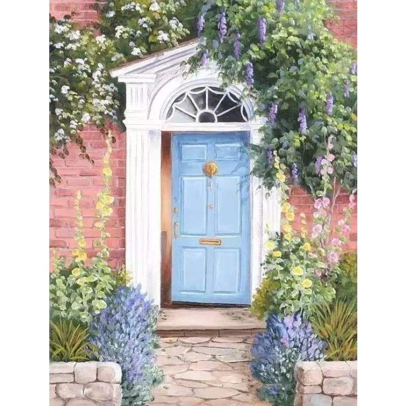 Garden Door Diy Paint By Numbers Kits PBN92130 - NEEDLEWORK KITS