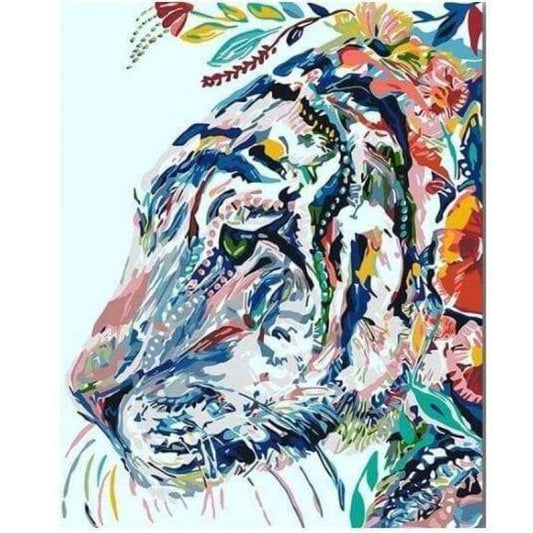 Gipsy Hipster Tiger Diy Paint By Numbers Kits PBN92489 - NEEDLEWORK KITS